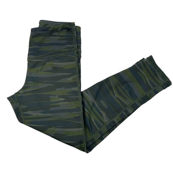 Tema Athletics Green Camo Leggings Size XS Full Length - Picture 1 of 11